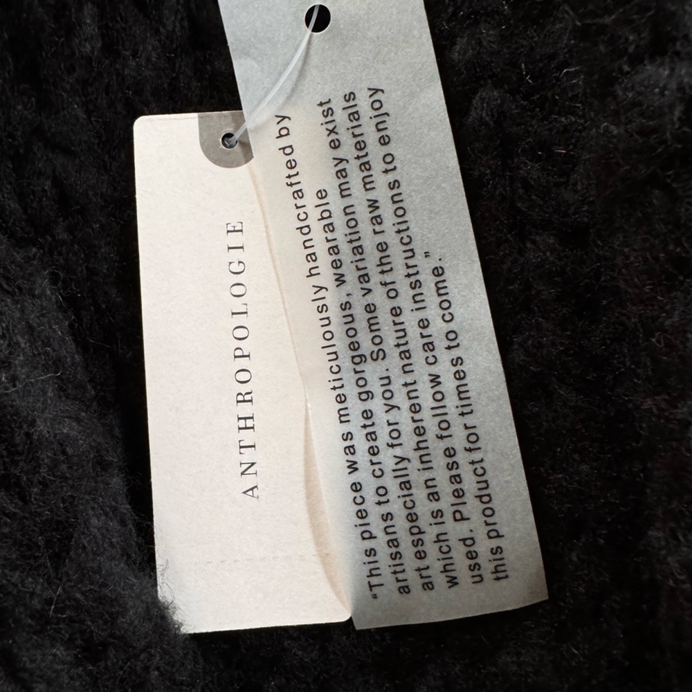 Anthropologie Maeve Black Bauble Pullover Sleeveless Sweater Vest - Picture 9 of 9